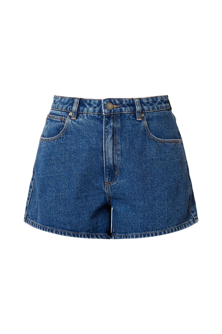 Abrand - Venice Short Bella in Mid Blue