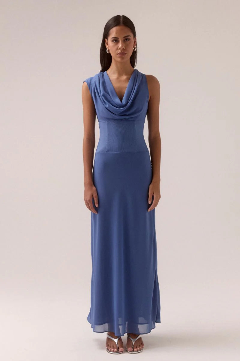 Sovere - Ada Dress in Dusk Blue