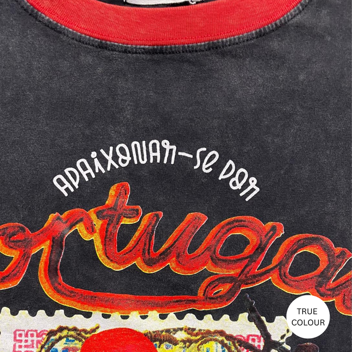 SABBI - The Very Oversided: The Portugal Love Notes Tee in Black