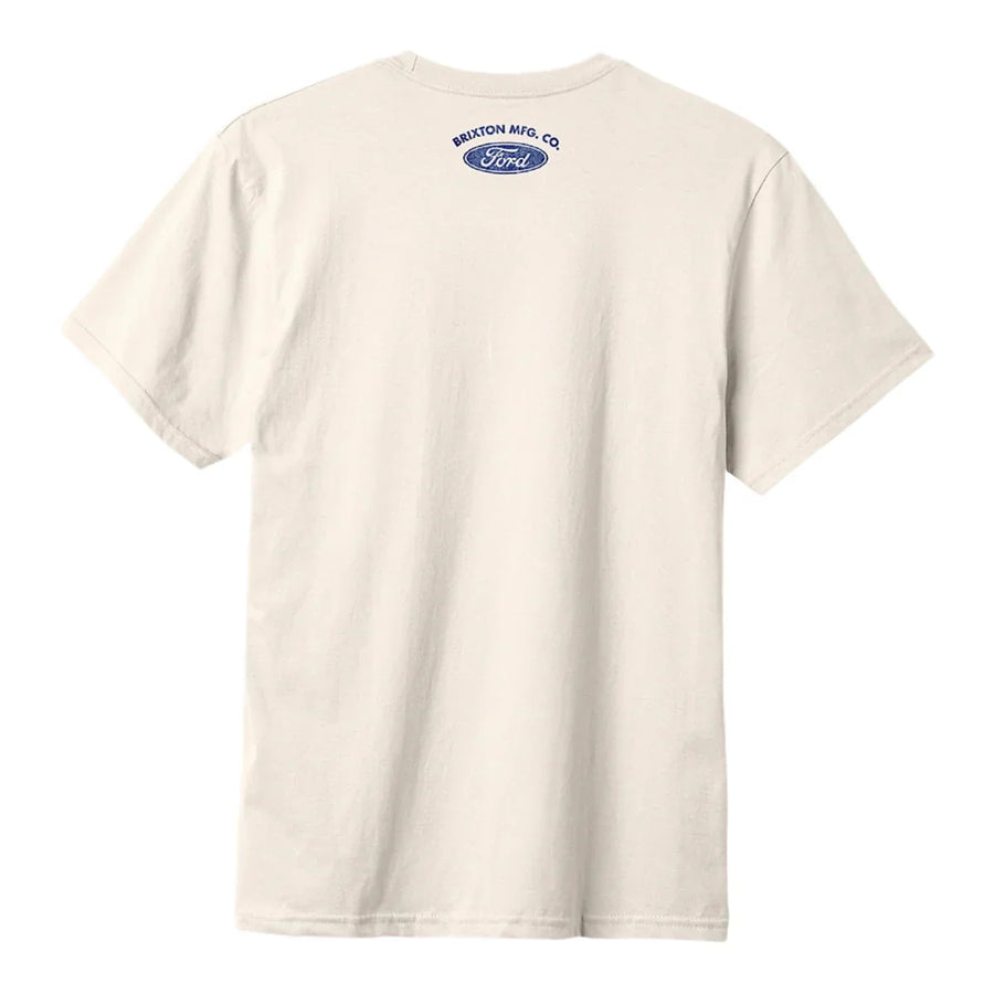 Brixton - Ford Truck Country  S/S Tee in Wimbleton White