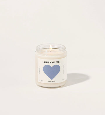 PINKMINT - Love Candle in Blue Whisper
