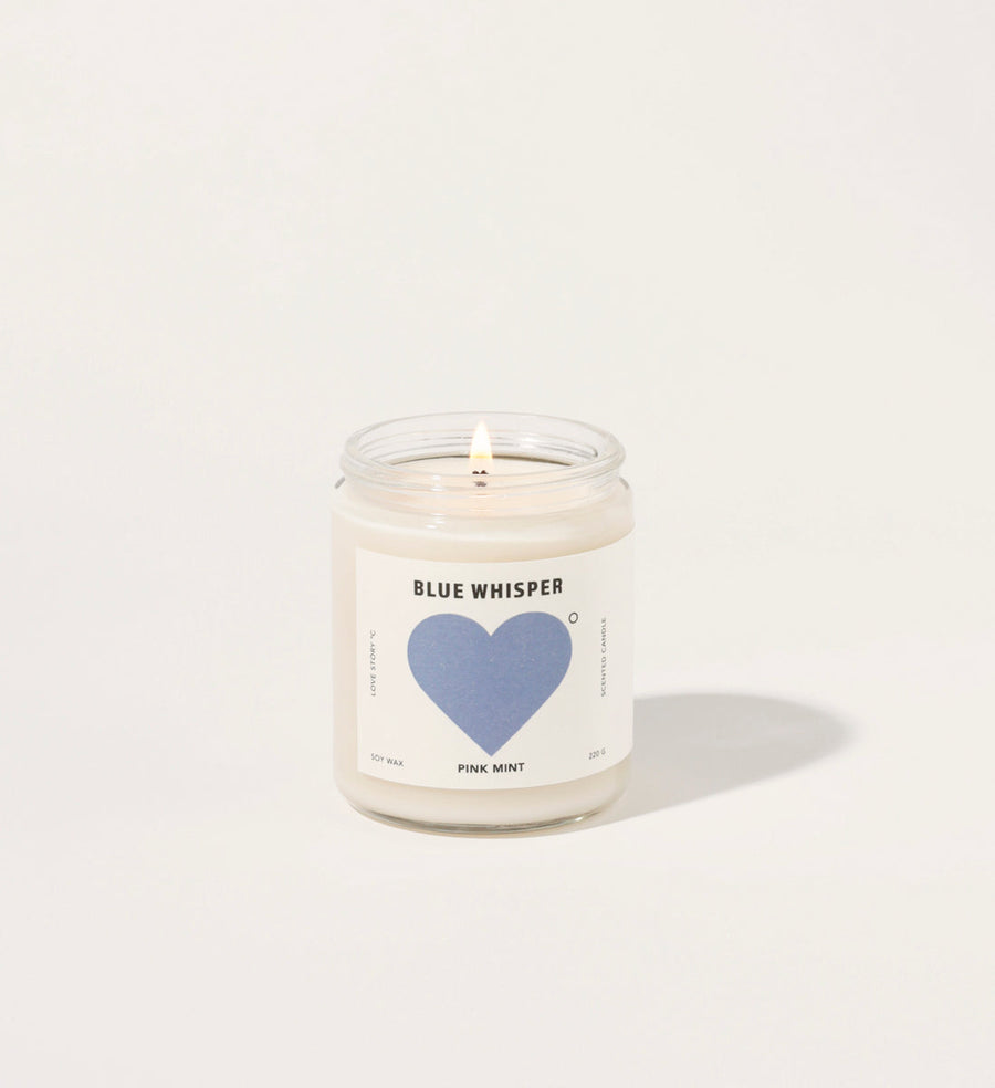 PINKMINT - Love Candle in Blue Whisper