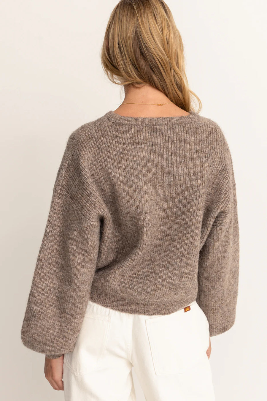 Rhythm - Quinn Knit Jumper in Oatmeal