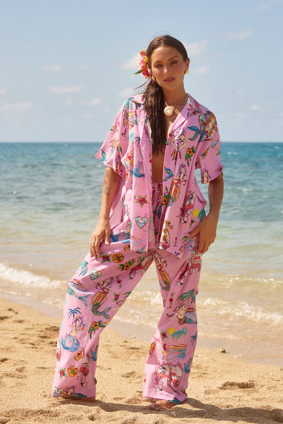 Sabbi - The Patron Shirt in You're Beautiful in Pink