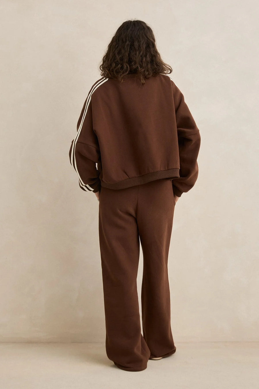 Rhythm - Contrast Sweatshirt in Brown