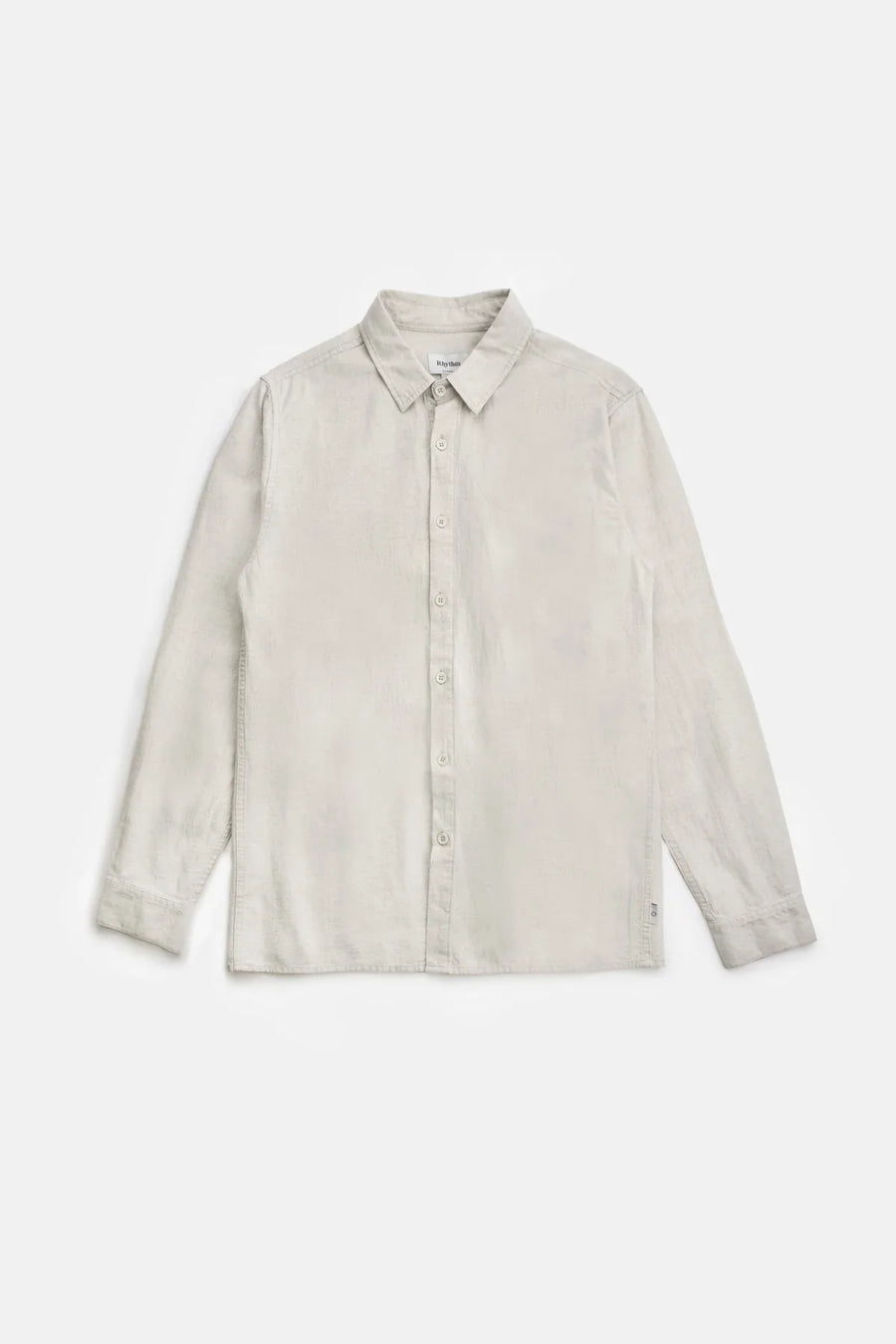 RHYTHM - Classic Linen LS Shirt in Sand