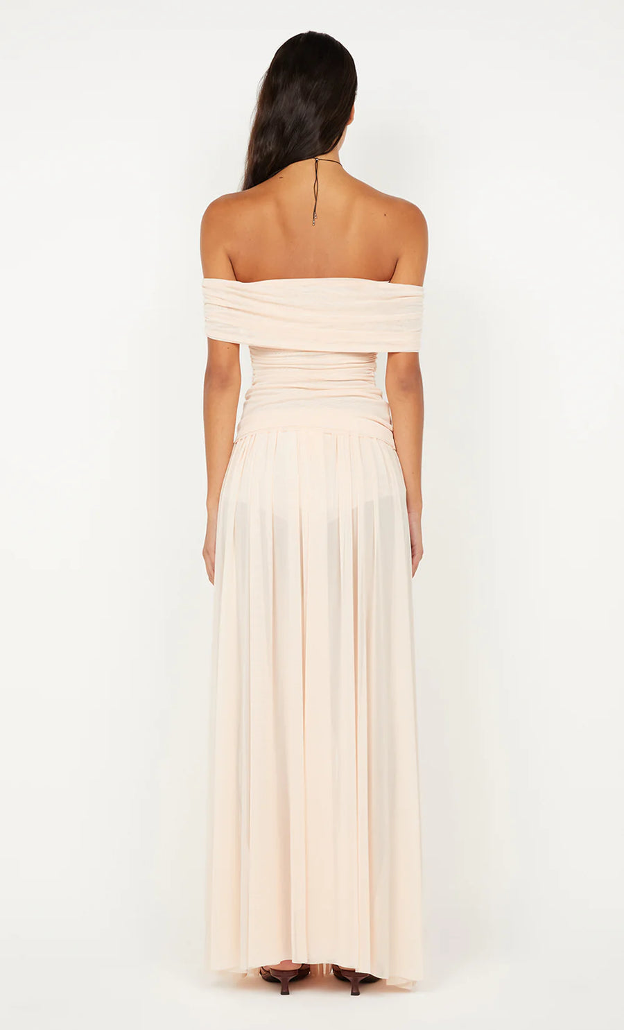Bec + Bridge - Camille Off Shoulder Top in Peach