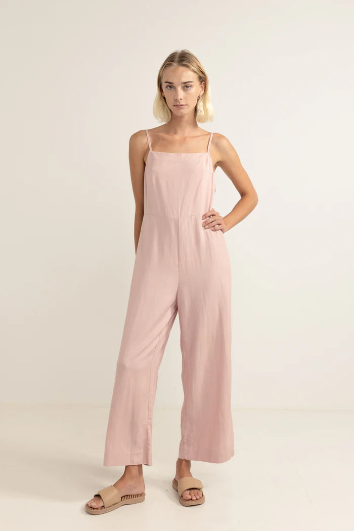 Rhythm - Classic Jumpsuit in Rose