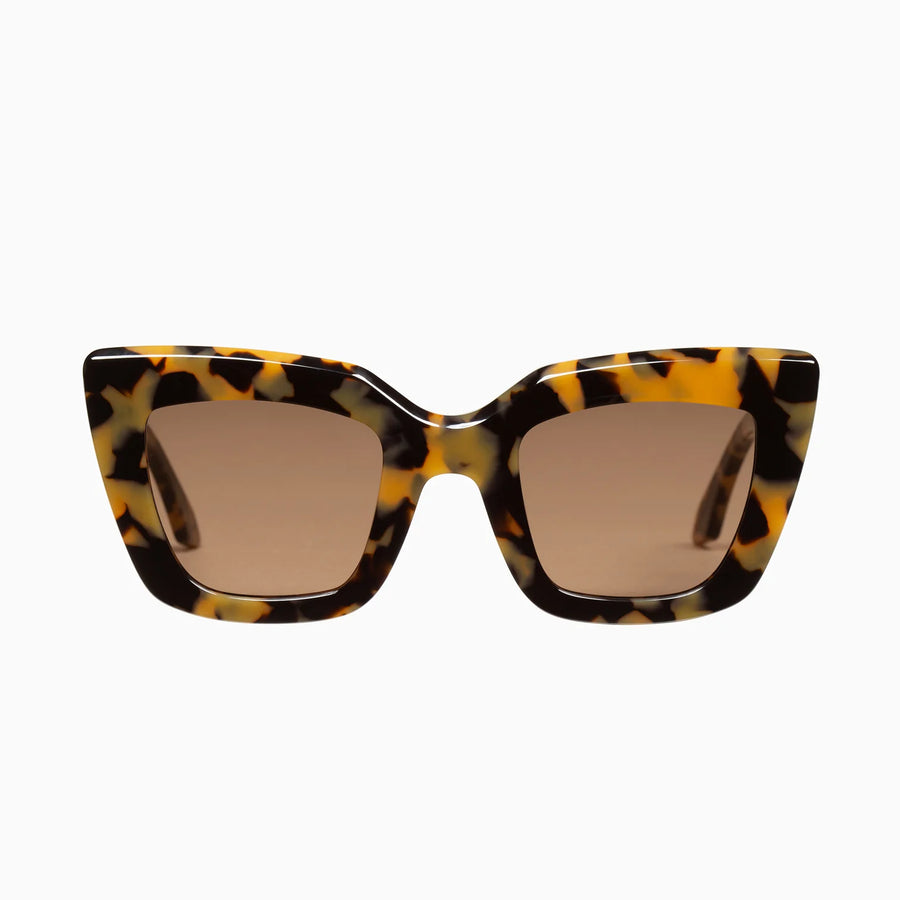 VALLEY EYEWEAR - Brigada Yellow Tort/Brown Lens