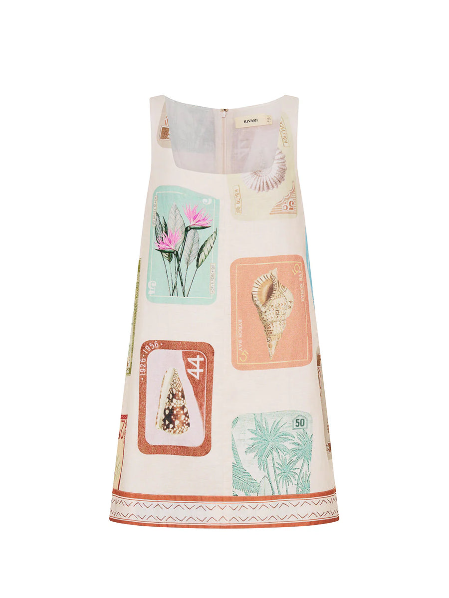 KIVARI - Coastline Mini Dress In Coastline
