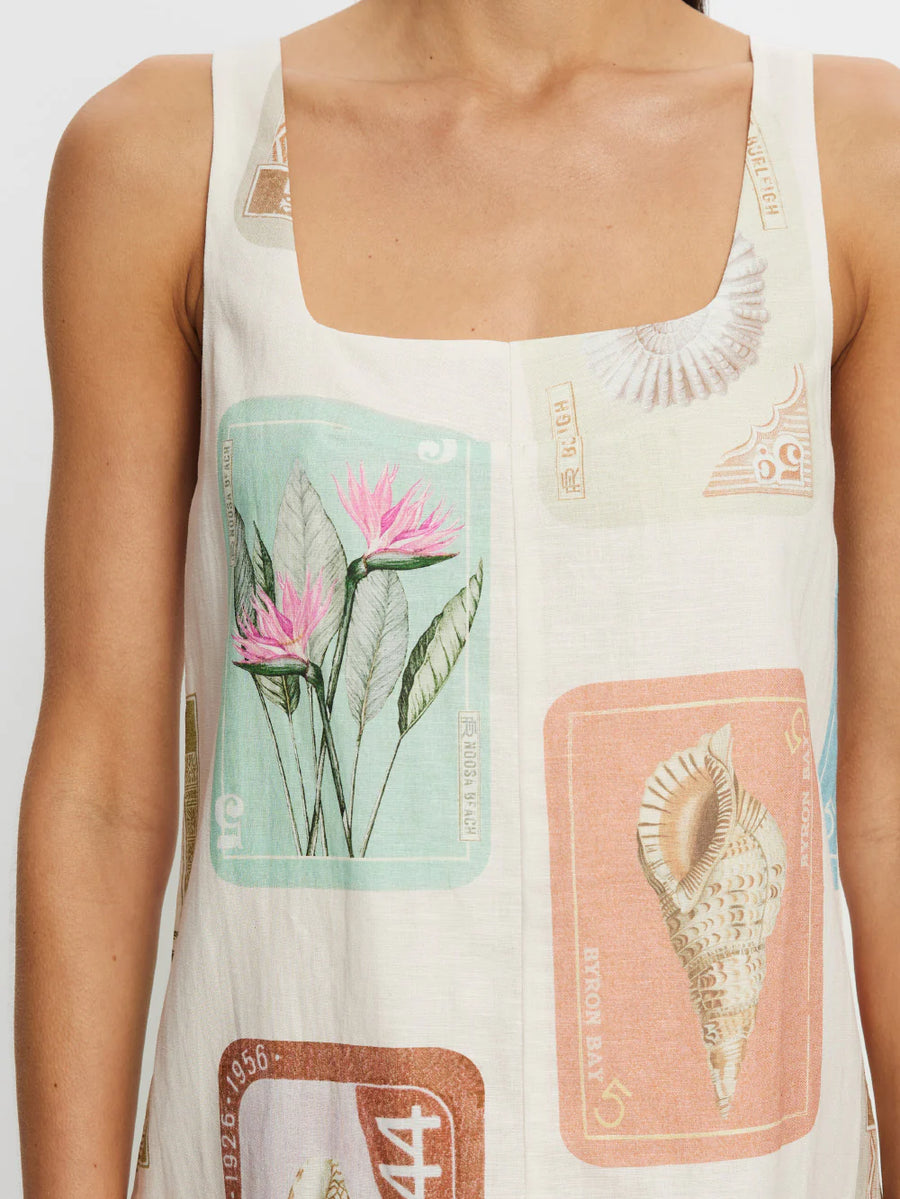 KIVARI - Coastline Mini Dress In Coastline