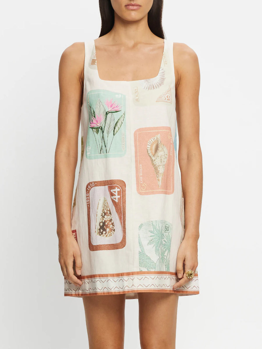 KIVARI - Coastline Mini Dress In Coastline