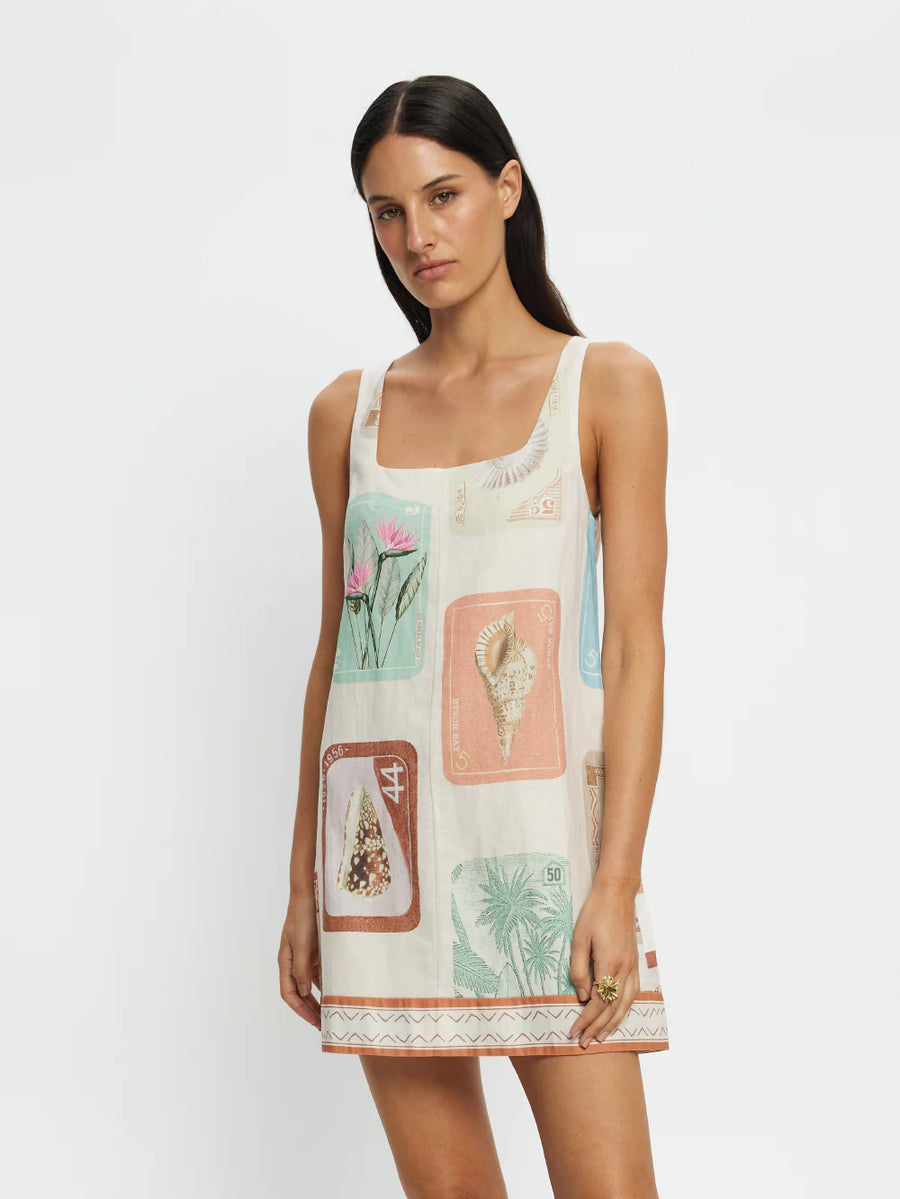 KIVARI - Coastline Mini Dress In Coastline