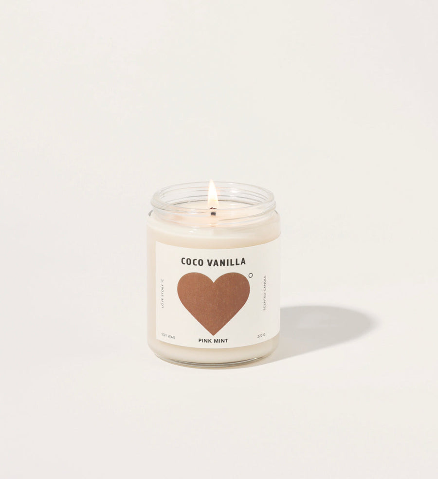 PINKMINT - Love Candle in Coco  Vanilla