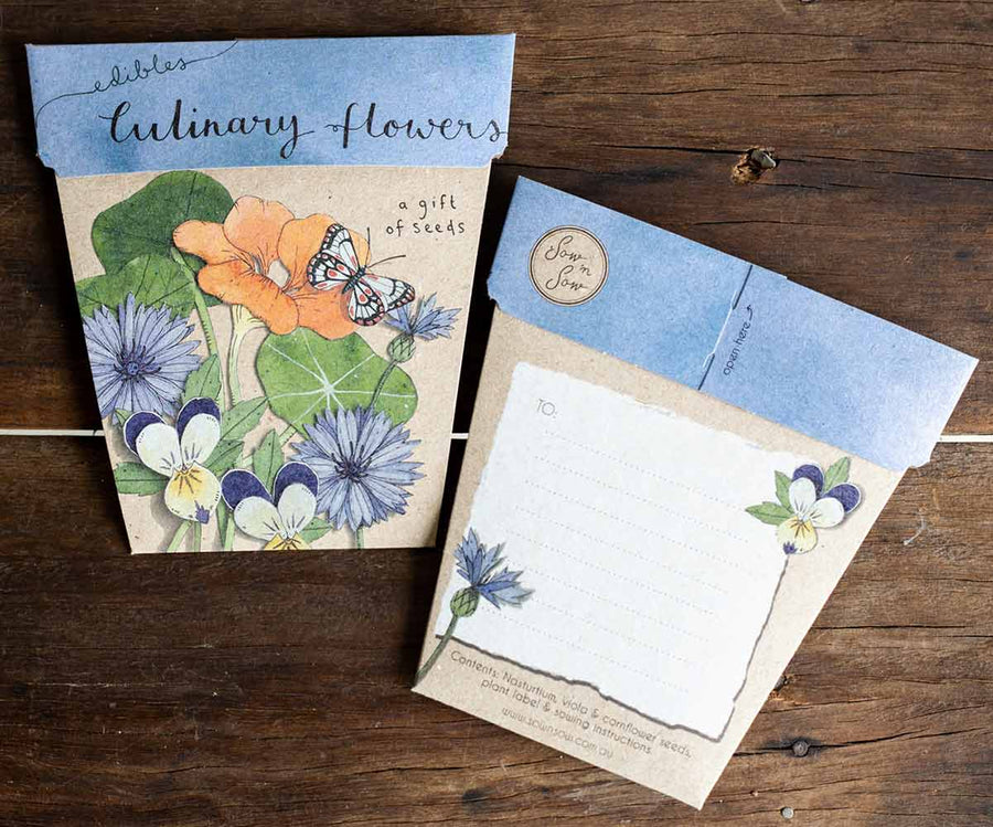 SOW 'N SOW - Culinary Flowers Gift of Seeds