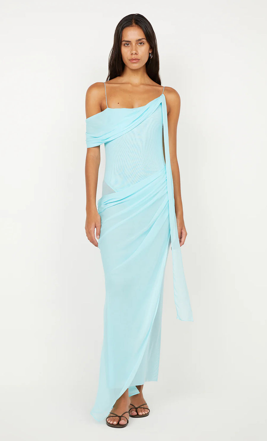Bec + Bridge - Danka Asym Maxi Dress in Turquoise