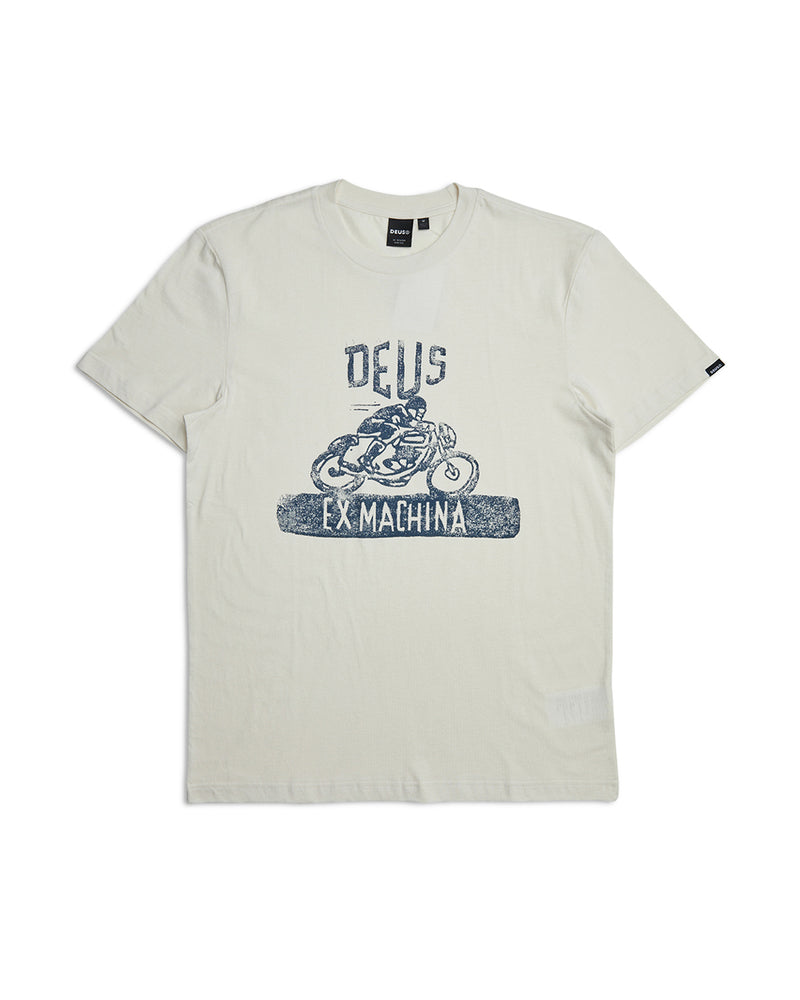 DEUS - Old Turps Tee in Vintage White