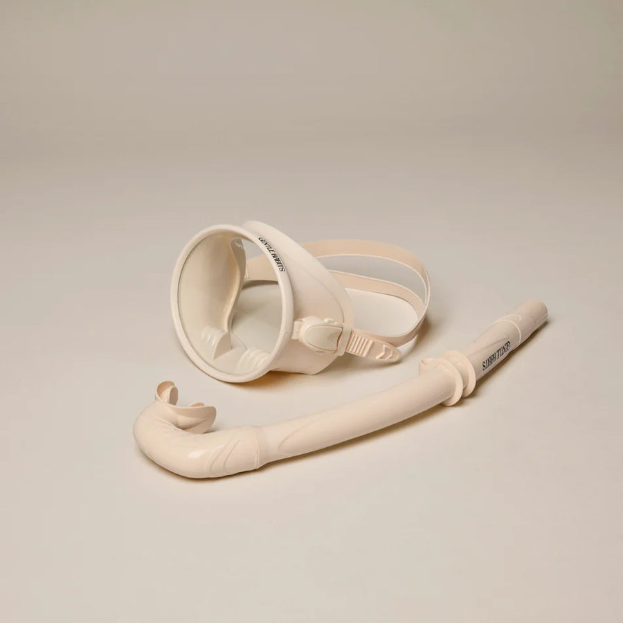Gentle Habits - Dive Mask & Snorkel in Cream