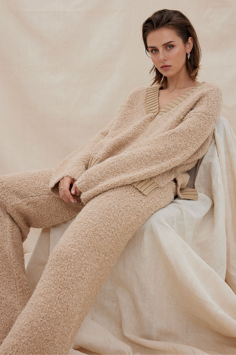 Sovere - Axis Knit Pant in Mink