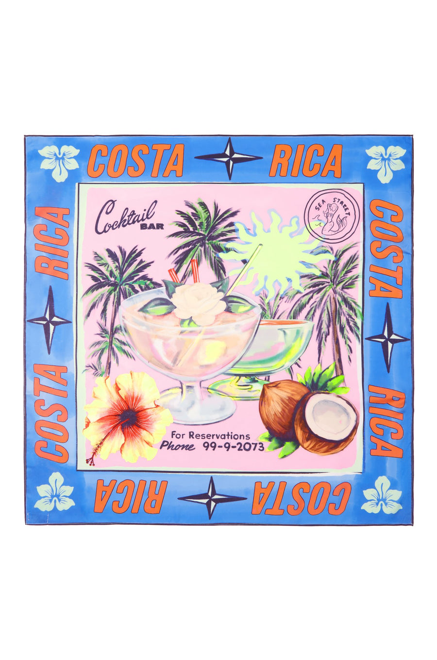 Sea Street - Cost Rica Scarf