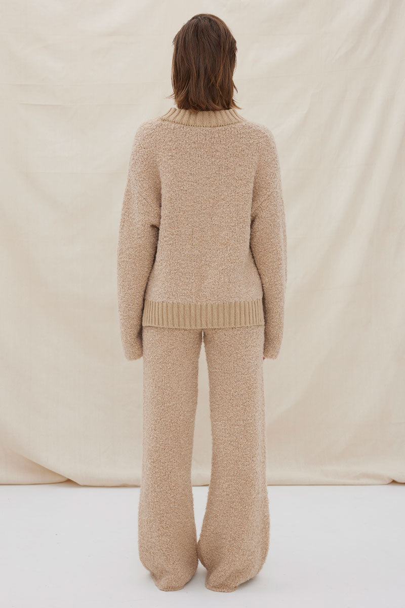 Sovere - Axis Knit Sweater in Mink