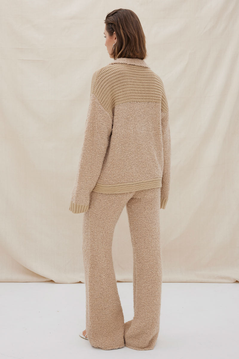 Sovere - Axis Knit Jacket in Mink