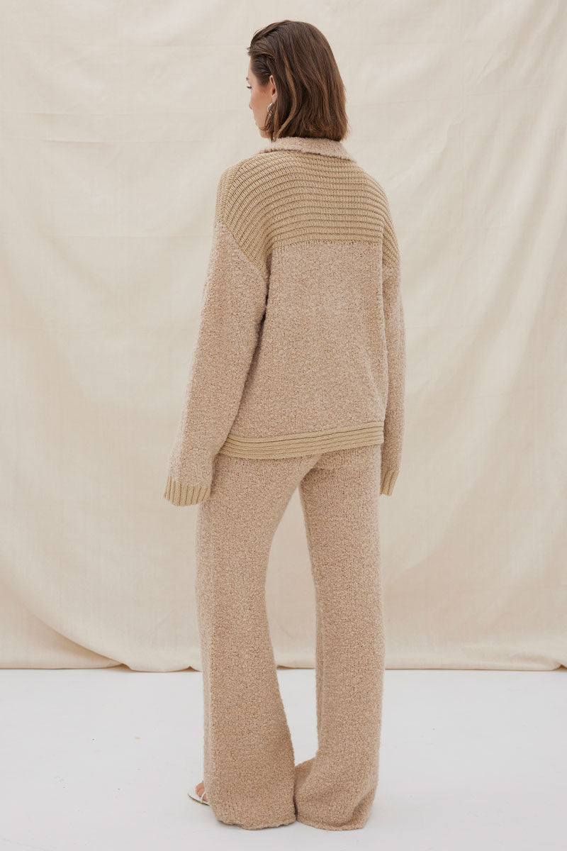 Sovere - Axis Knit Pant in Mink