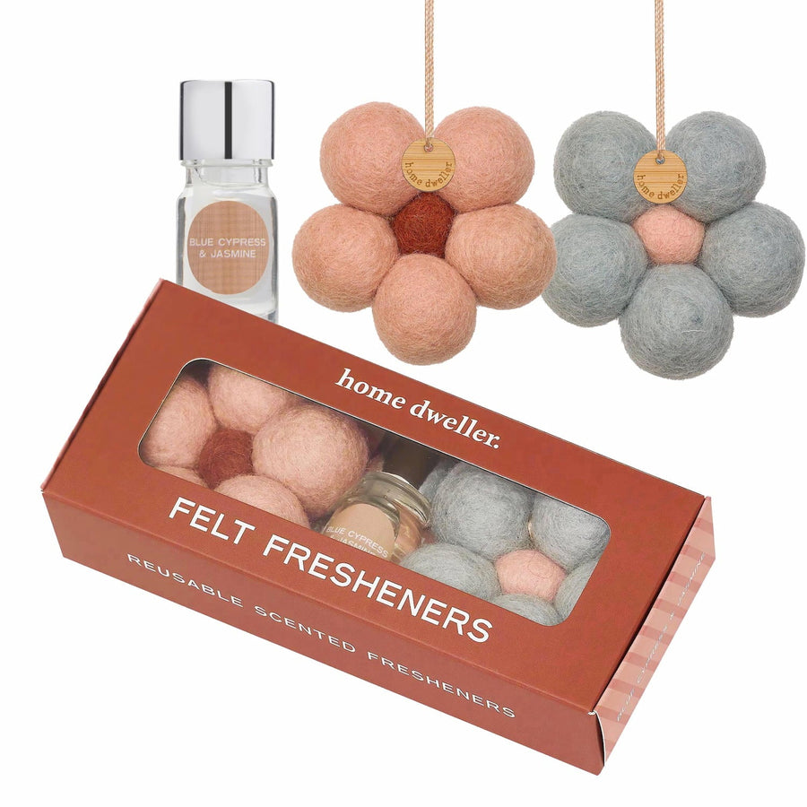 HOME DWELLER - Felt Fresheners in Blue Cypress + Jasmine