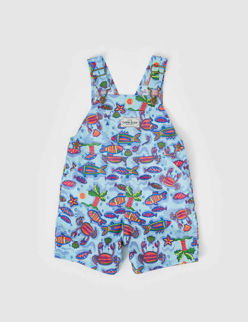 GOLDIE + ACE - Burton Daydream Island Overalls in Crystal Clear