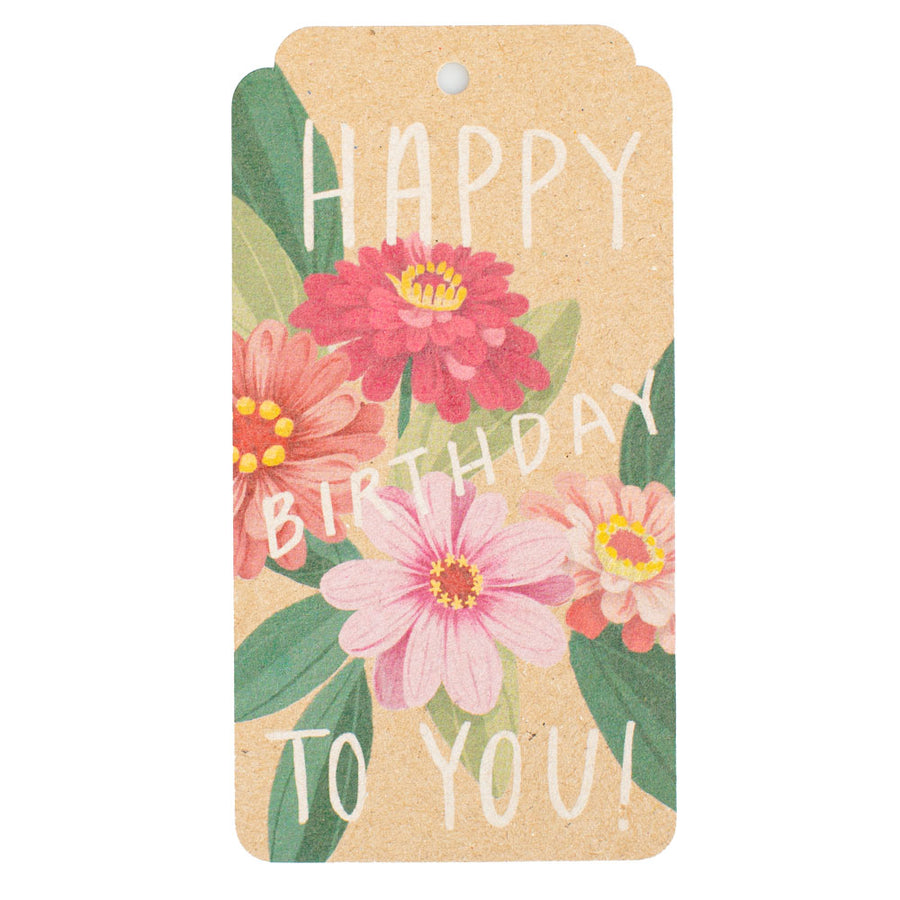 SOW 'N SOW - Happy Birthday Gift Tag