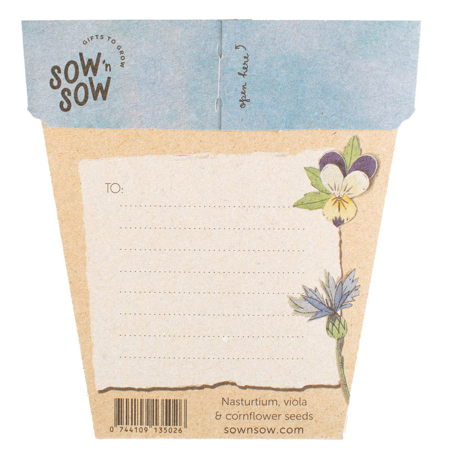 SOW 'N SOW - Culinary Flowers Gift of Seeds