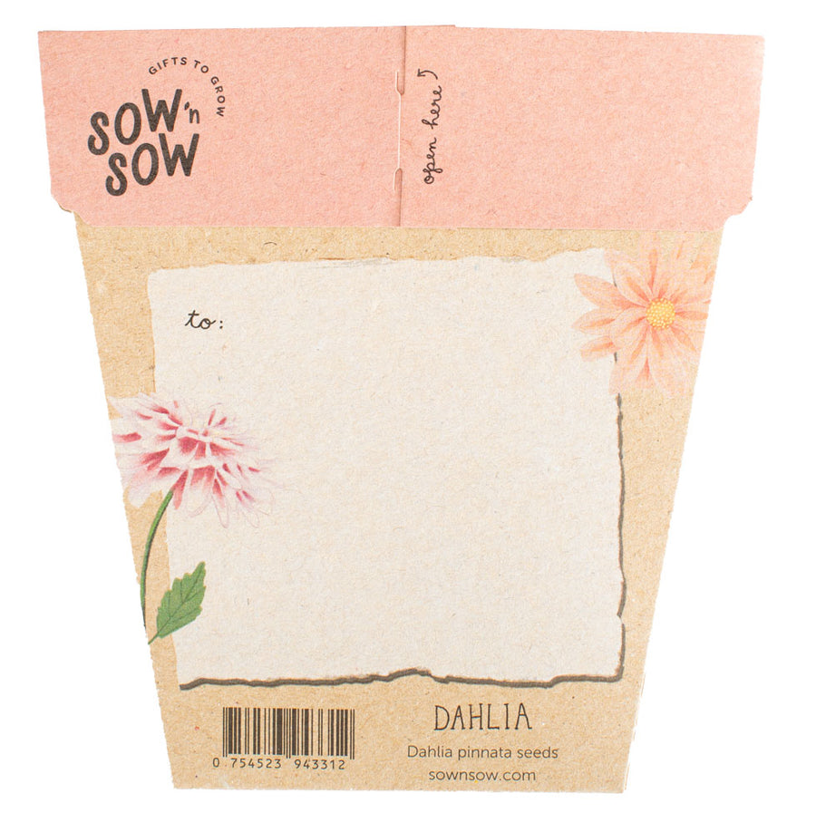 SOW 'N SOW - Dahlia Gift of Seeds