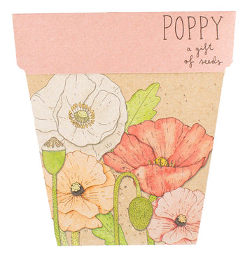SOW 'N SOW - Poppy Gift of Seeds