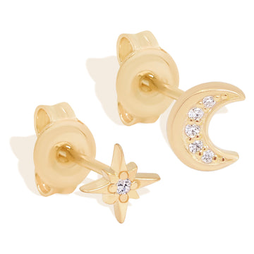 By Charlotte - Bathed in Your Light Stud Earrings - Gold Vermeil
