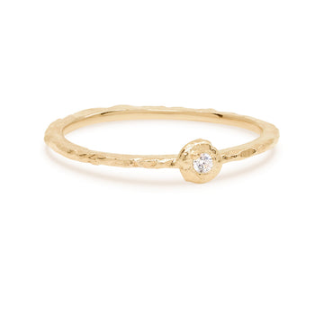 By Charlotte - Gold Guiding Light Ring- Gold
