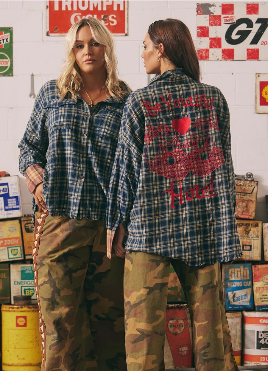 Sabbi - Be YOUtiful Sabbi Hotel Flannel Shirt