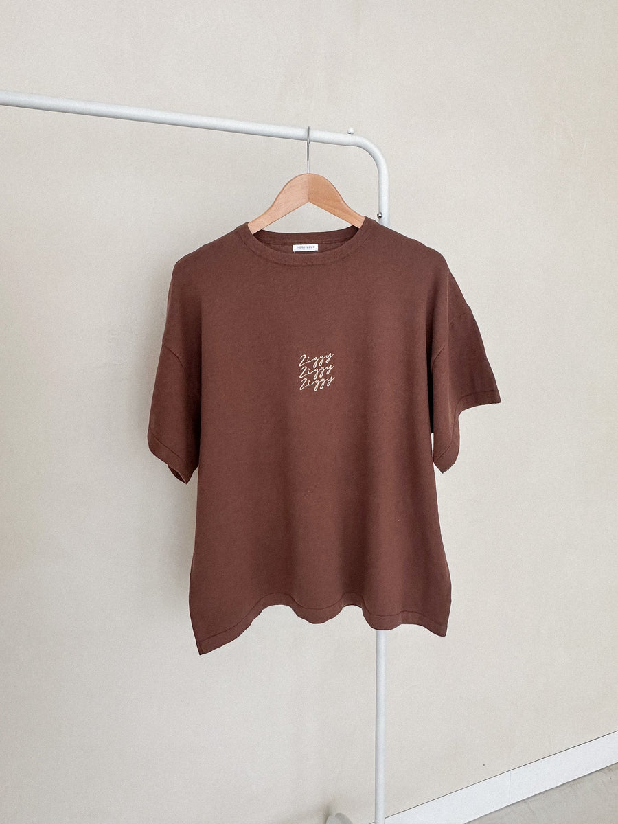 Ziggy Lou - Signature Tee in Chocolate (WOMENS)