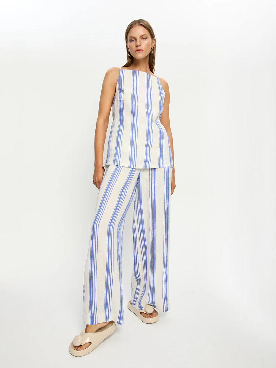 Kivari - Isabelle Pants in Blue Stripe