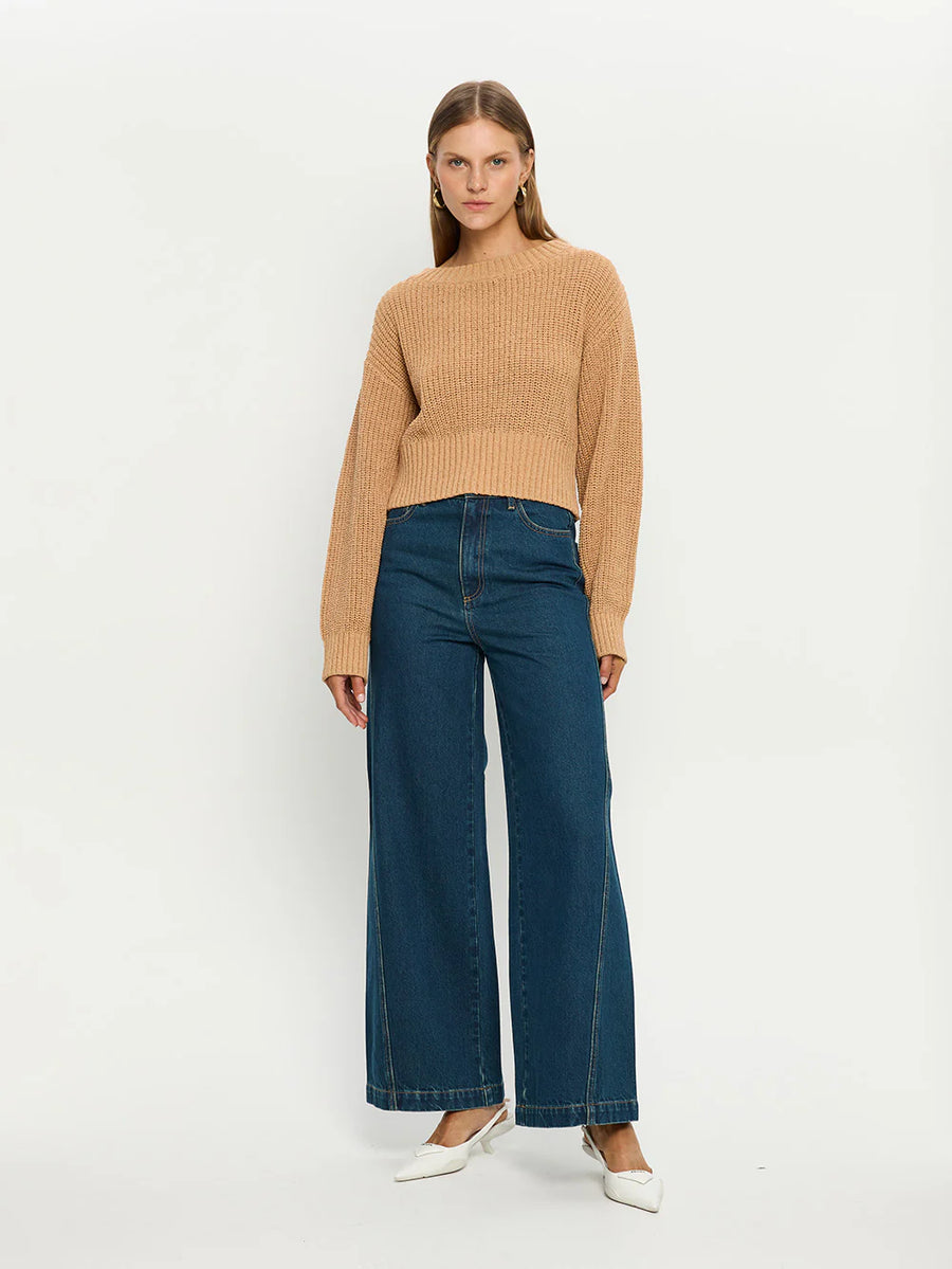 Kivari - Ivy Knit Sweater in Latte