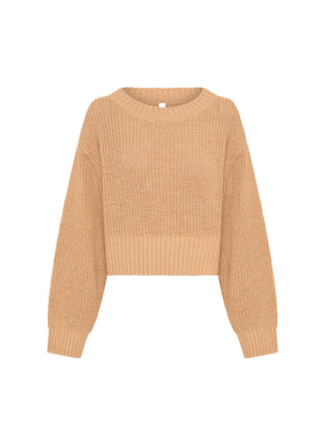 Kivari - Ivy Knit Sweater in Latte