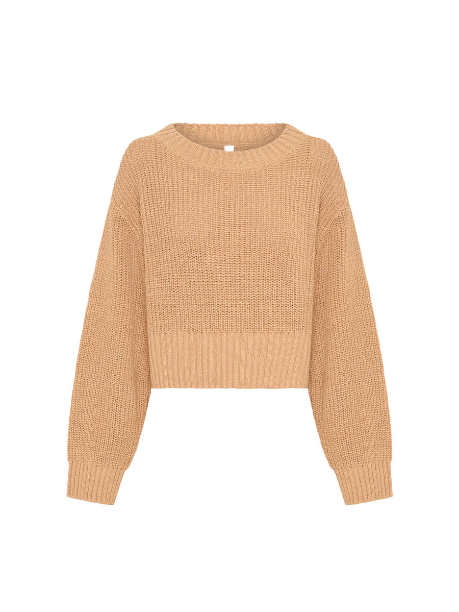 Kivari - Ivy Knit Sweater in Latte