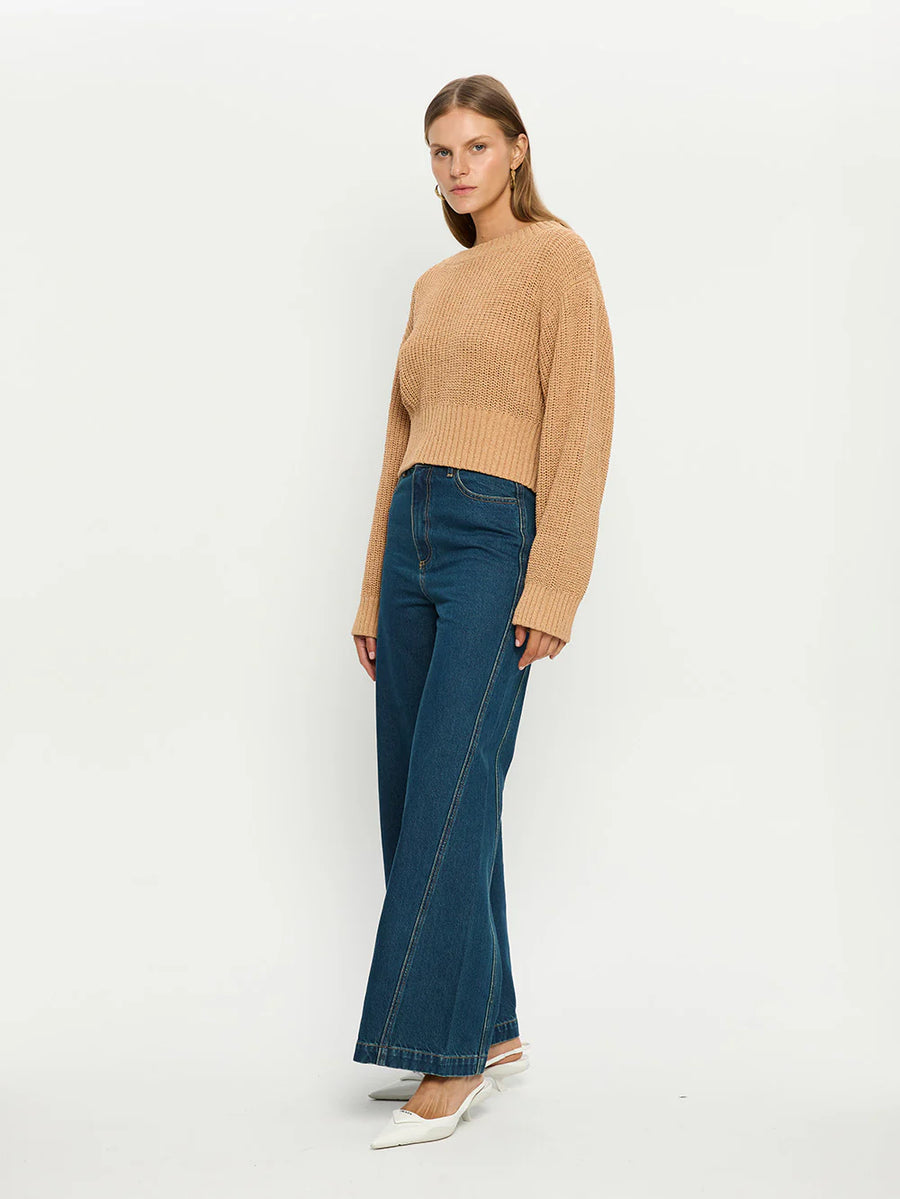 Kivari - Ivy Knit Sweater in Latte