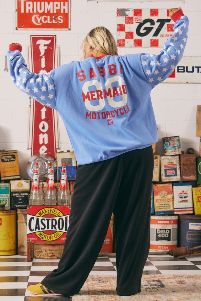 Sabbi - Diego Jumper in Dream Big Brenda in Periwinkle