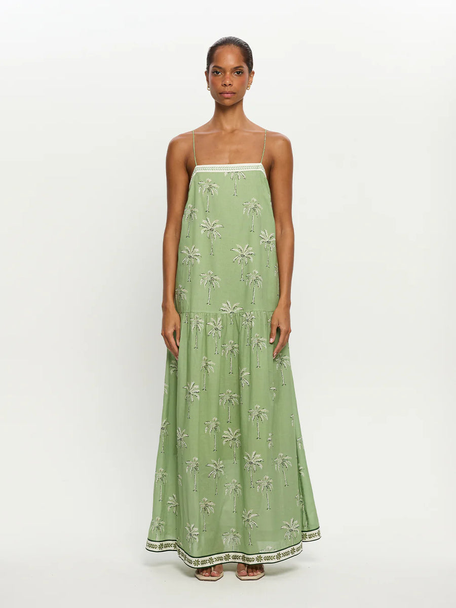 KIVARI - Kaelia Strappy Maxi Dress In Kaelia