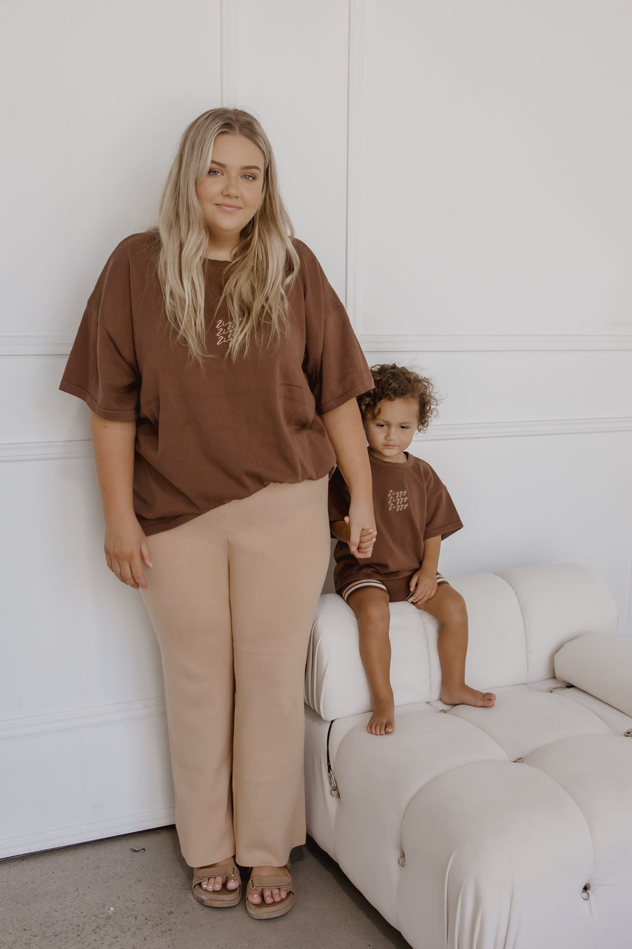 Ziggy Lou - Signature Tee in Chocolate (WOMENS)