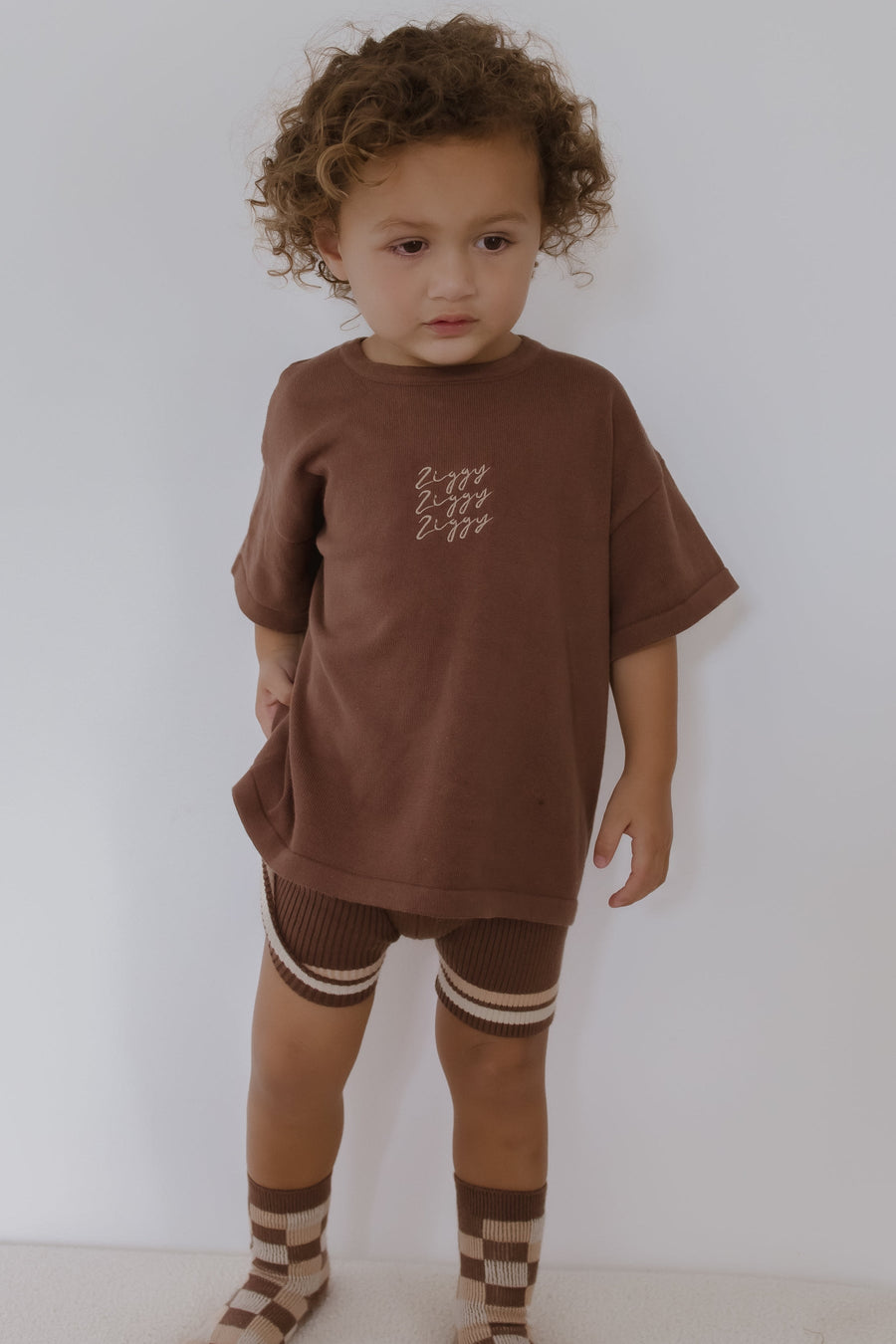 Ziggy Lou - Signature Tee in Chocolate (KIDS)