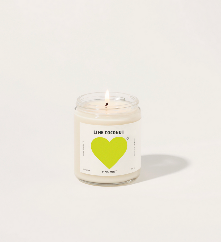 PINKMINT - Love Candle in Lime Coconut