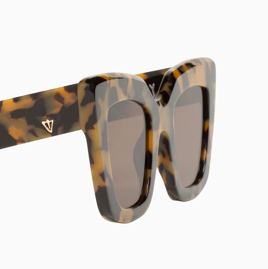 VALLEY EYEWEAR - Brigada Yellow Tort/Brown Lens