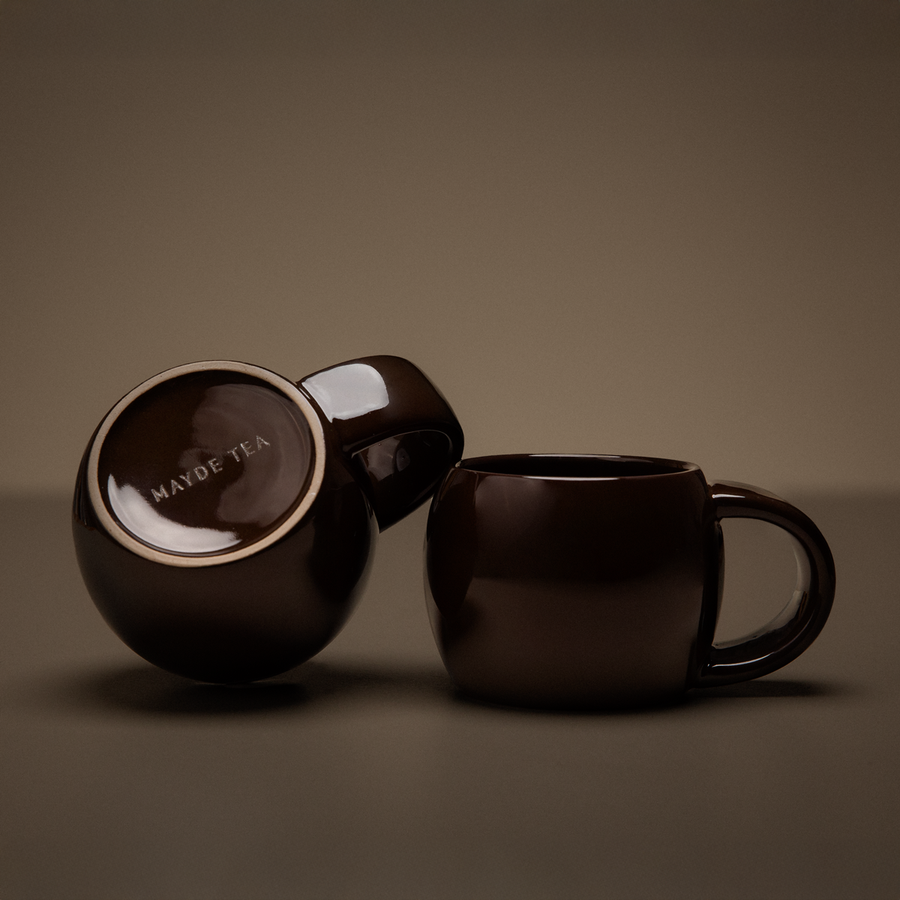 MAYDE TEA - Alphie Mug in Chocolate Brown