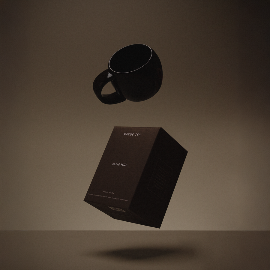 MAYDE TEA - Alphie Mug in Chocolate Brown